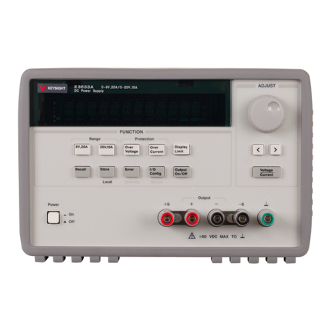 Keysight Technologies E3633A Service guide