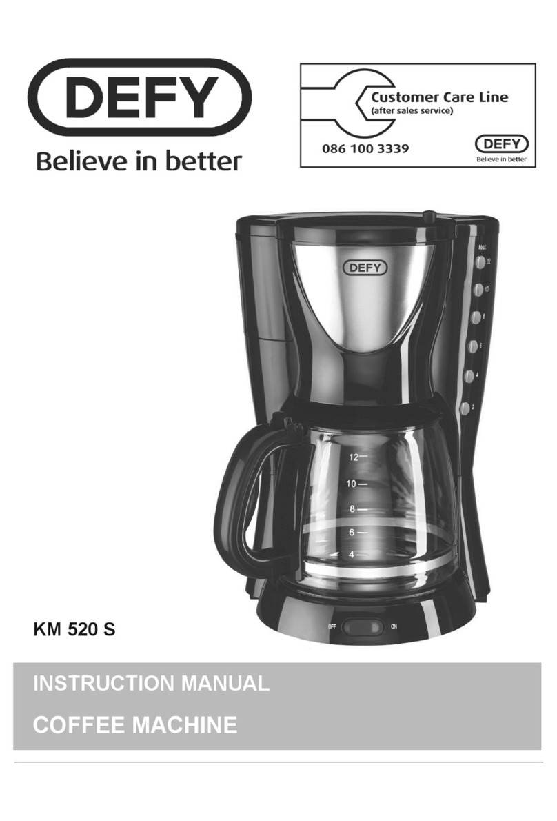 Defy KM 520 S instruction manual