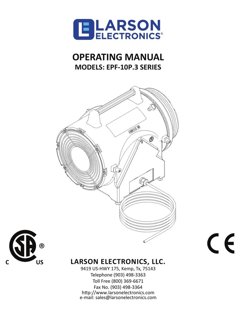 Larson Electronics EPF-10P.3 Series User manual Larson Electronics EPF-10P.3 Series User manual