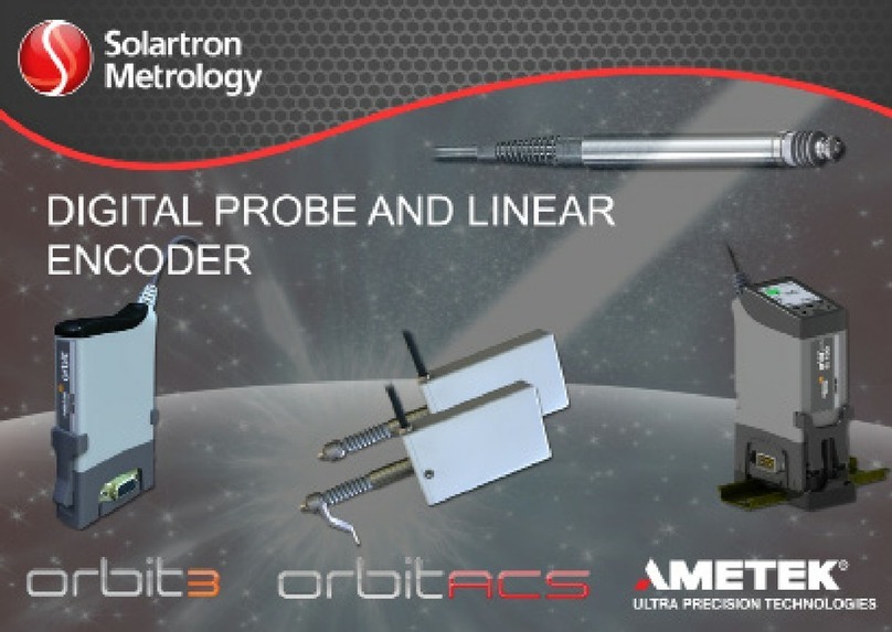 Ametek Solartron Metrology ORBIT3 User manual Ametek Solartron Metrology ORBIT3 User manual