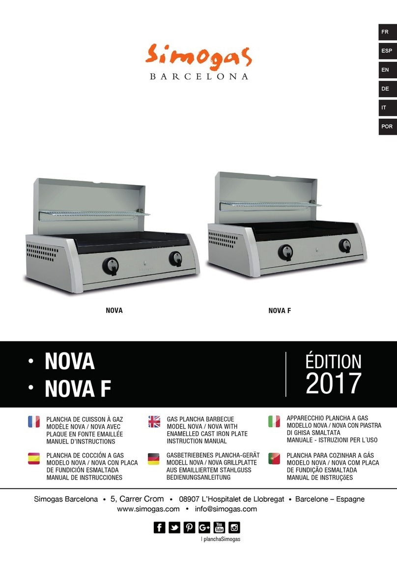 Simogas NOVA F instruction manual