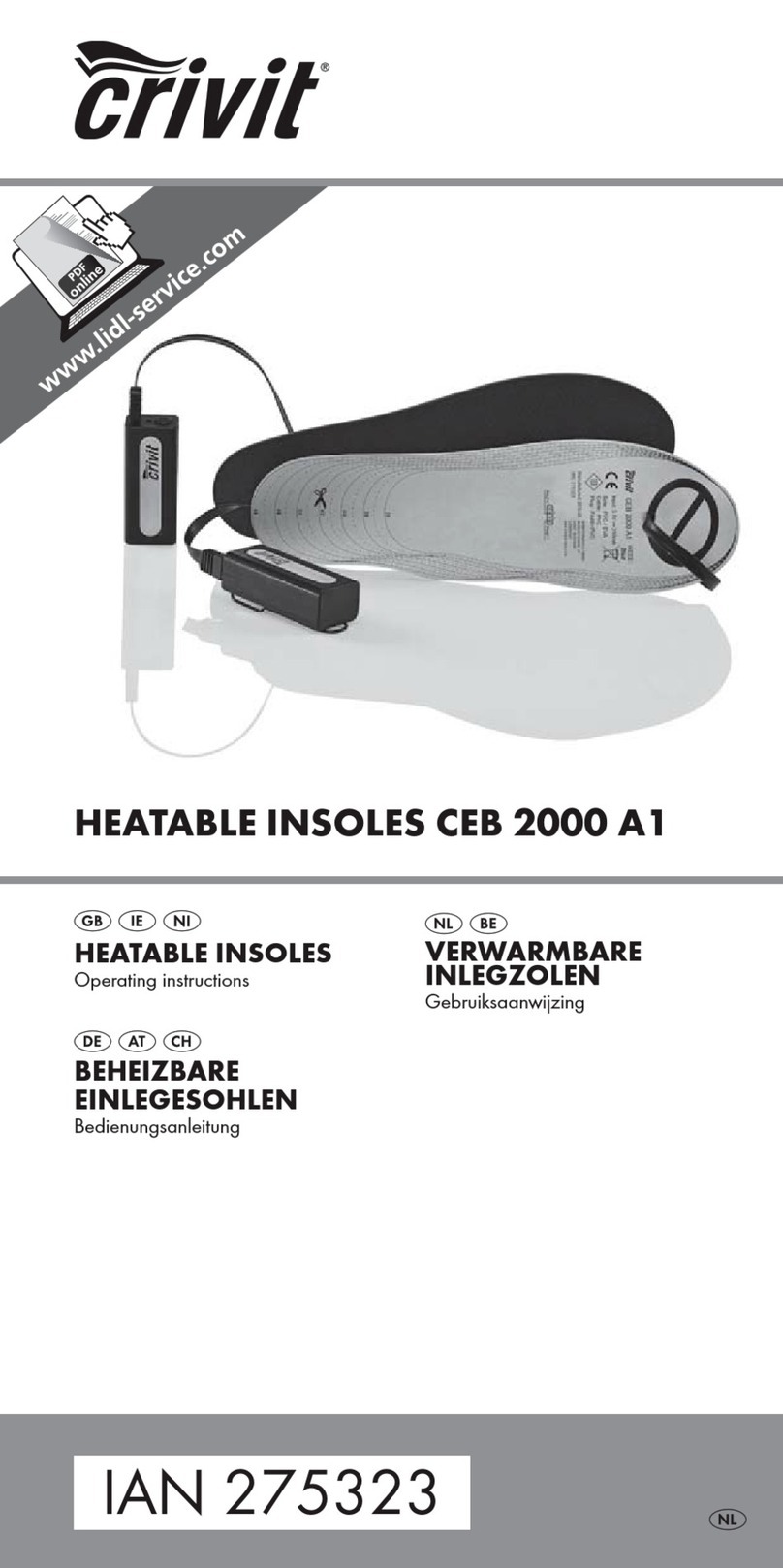 Crivit CEB 2000 A1 operating instructions Crivit CEB 2000 A1 operating instructions