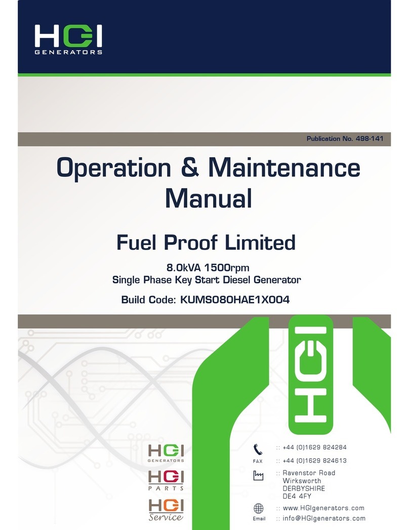 HGI Generators KUMS080HAE1X004 Operation & maintenance manual HGI Generators KUMS080HAE1X004 Operation & maintenance manual