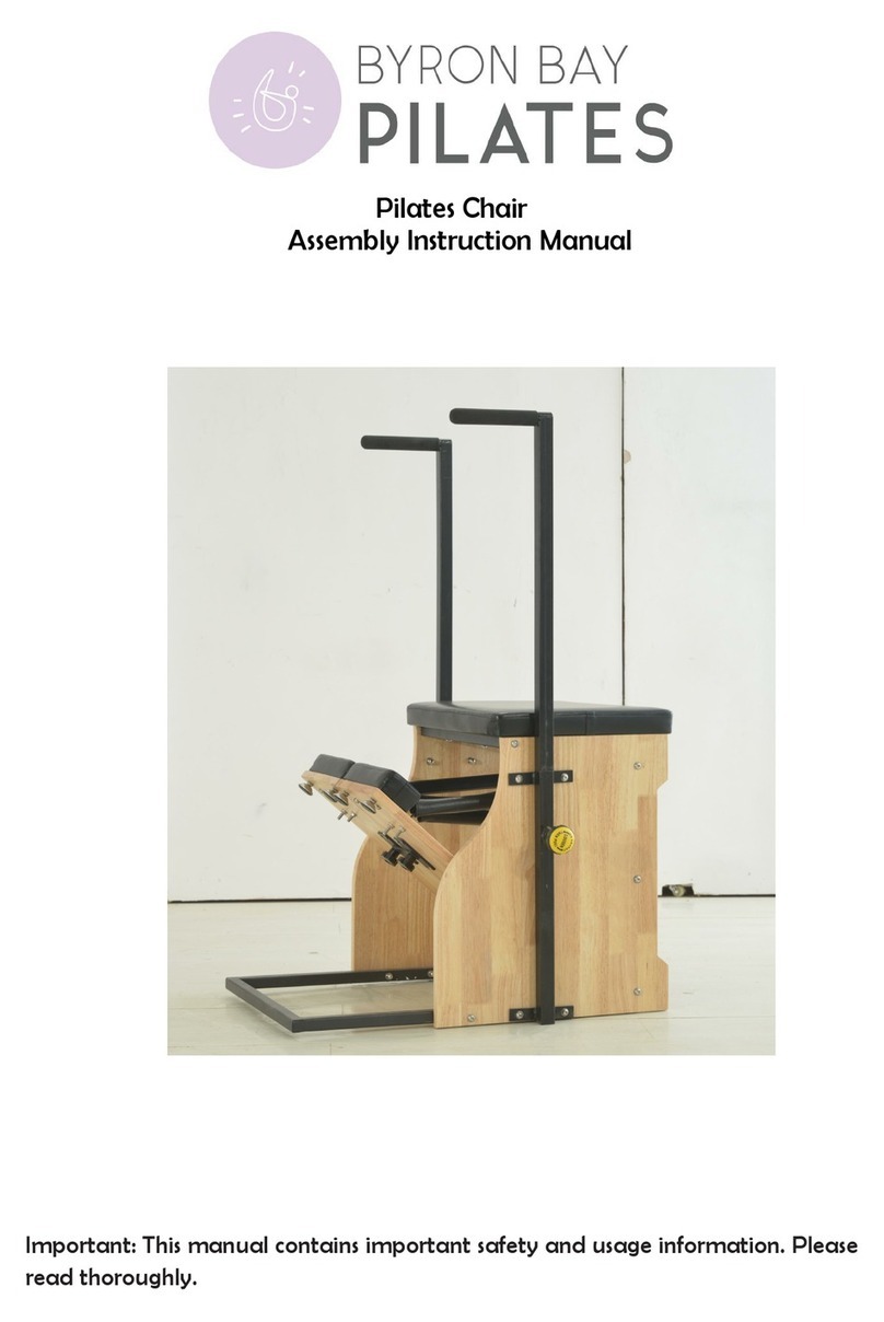 Vitality 4 Life Byron Bay Pilates Chair Assembly & instruction manual
