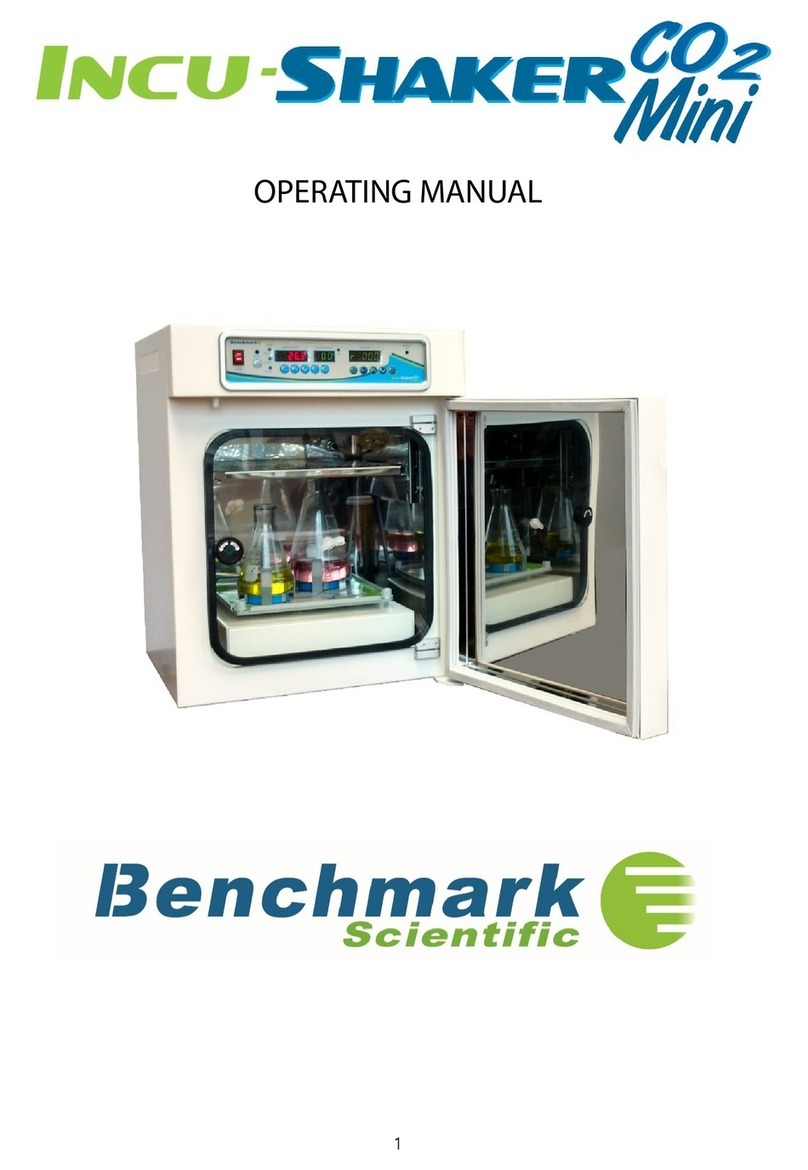 Benchmark Scientific Incu-Shaker CO2 Mini User manual