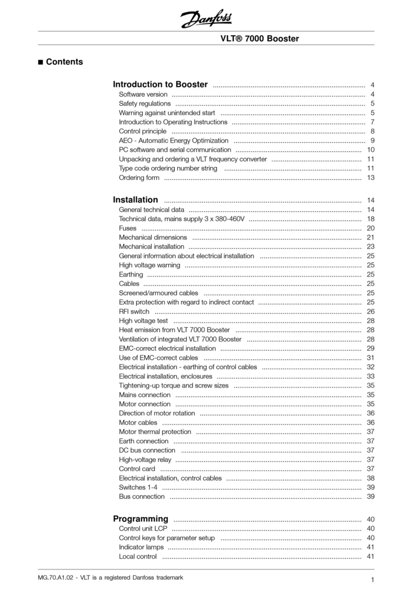 Danfoss VLT 7000 Series manual