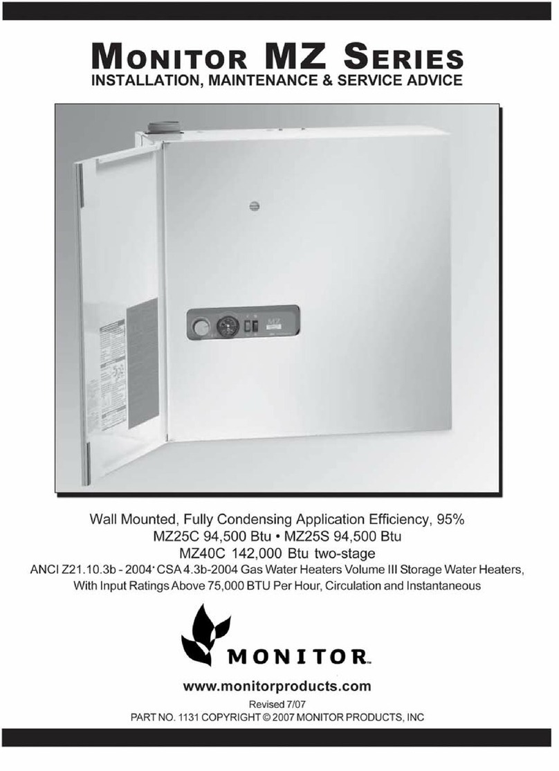 Monitor MZ Series Installation, Maintenance & Service Advice