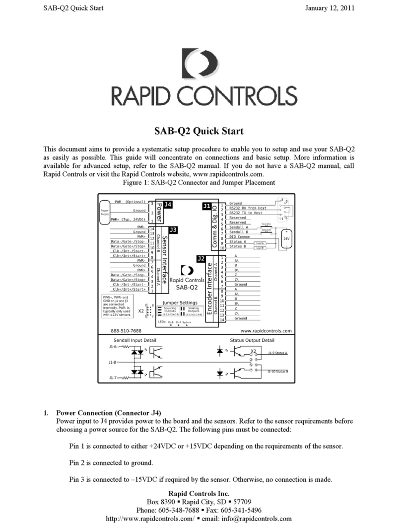Rapid Controls SAB-Q2 User manual