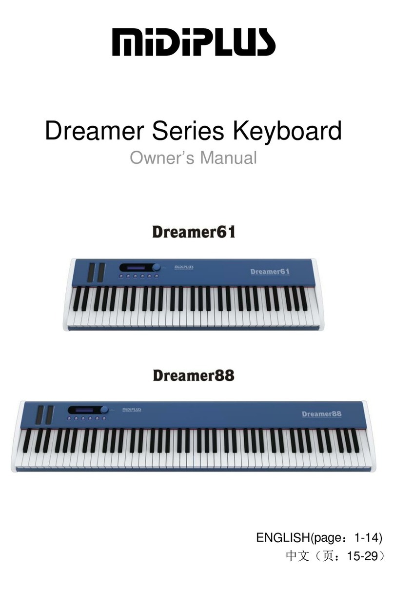 midiplus Dreamer Series owner's manual