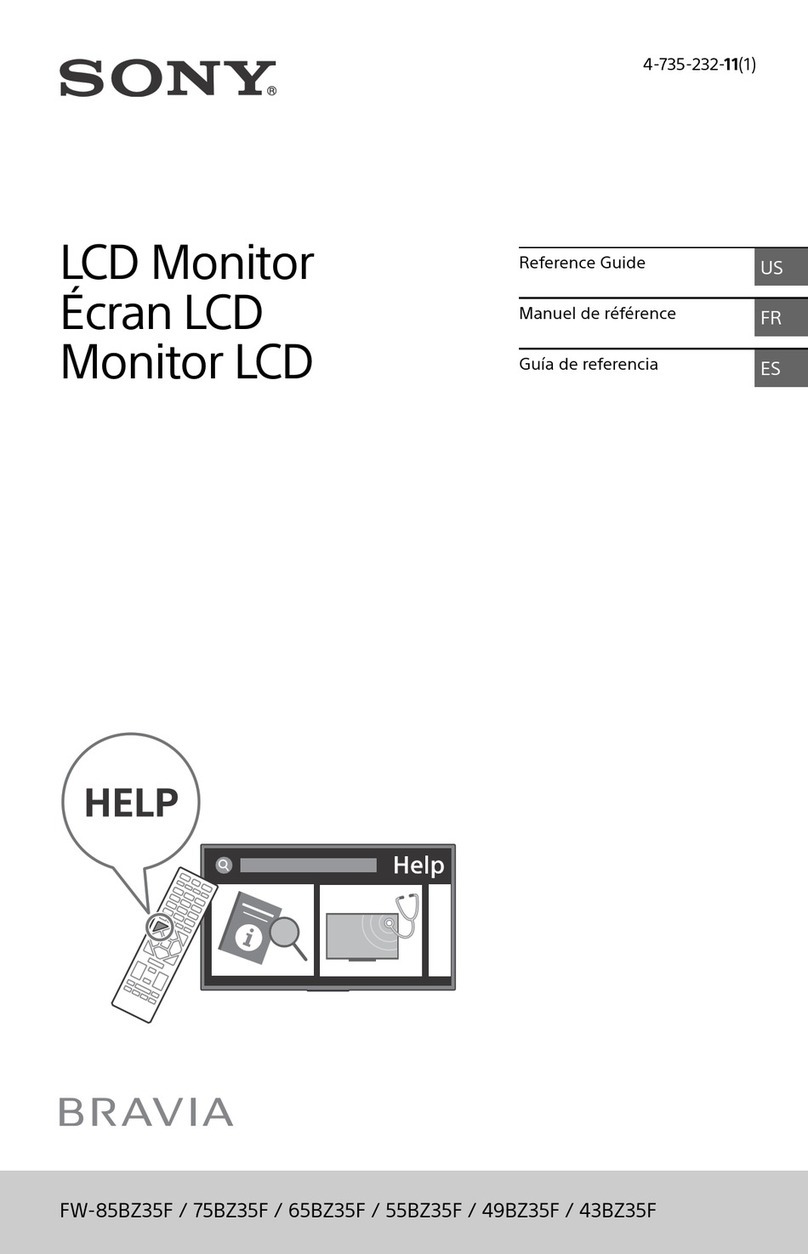Sony BRAVIA FW-85BZ35F User manual