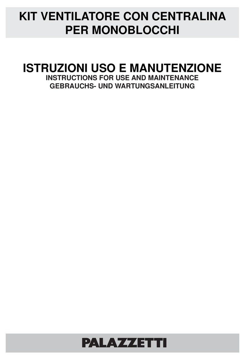 Palazzetti Ecomonoblocco 45 Series Specification sheet