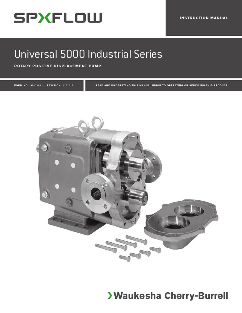 SPX FLOW Universal 5000 Industrial Series User manual