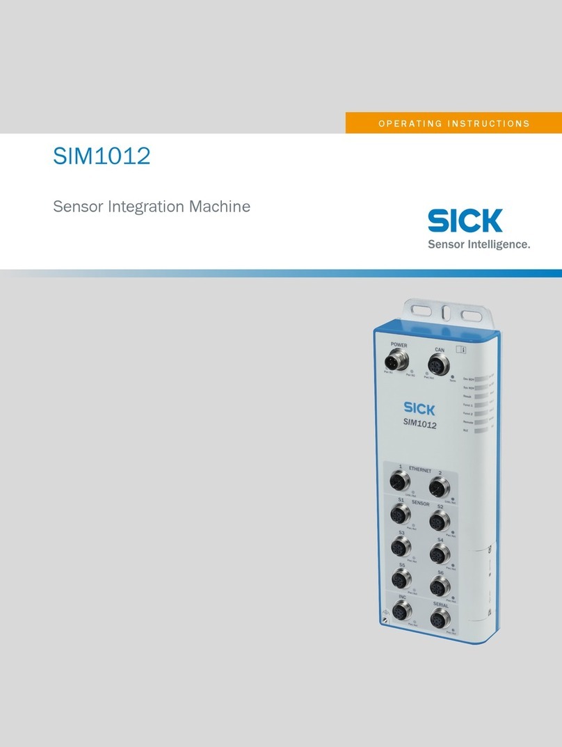 SICK SIM1012 User manual