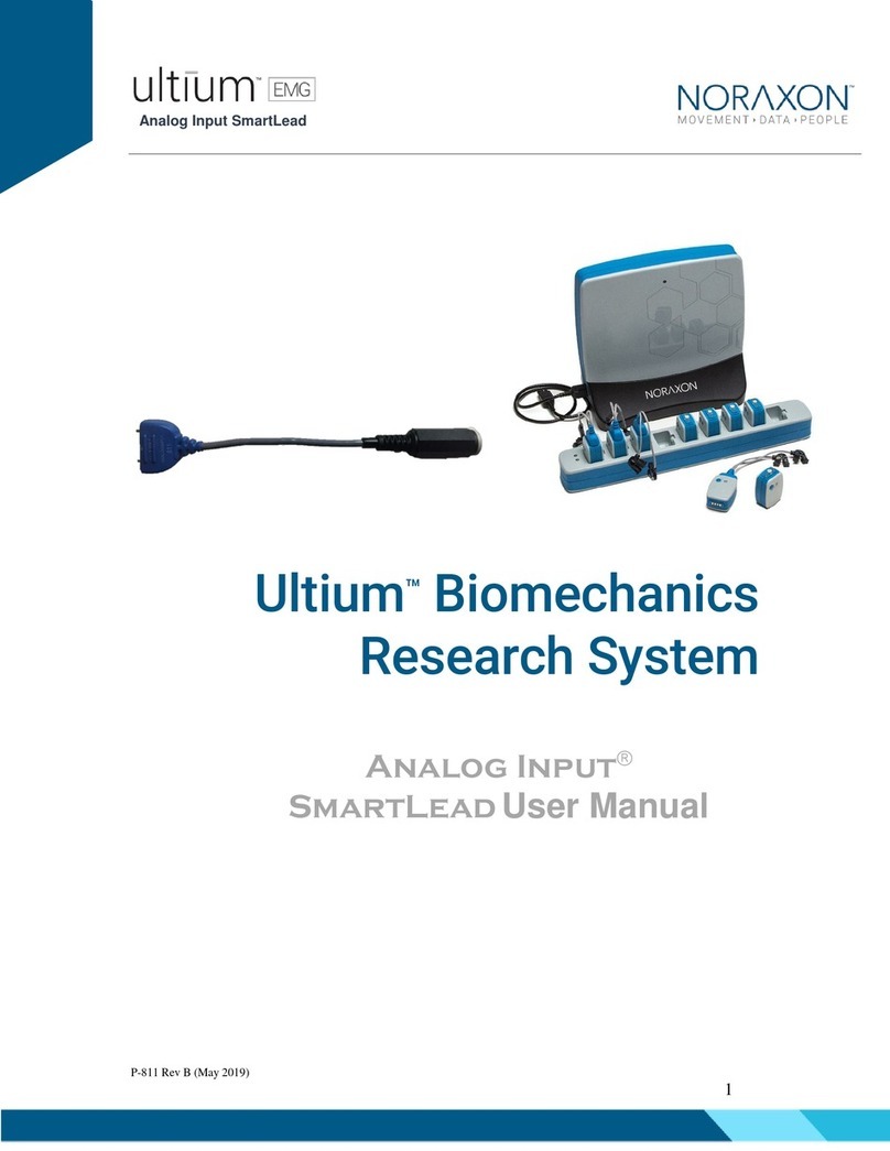 Noraxon Ultium EMG Analog Input SmartLead User manual