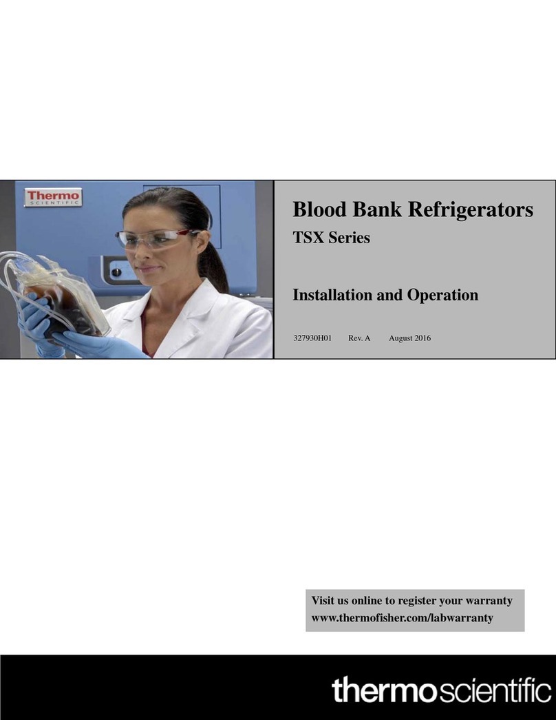 Thermo Scientific TSX Series Installation and operation