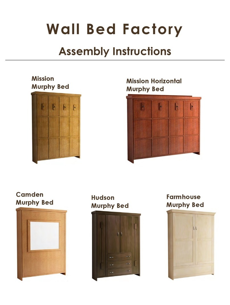 Wall Bed Factory Mission Assembly instructions