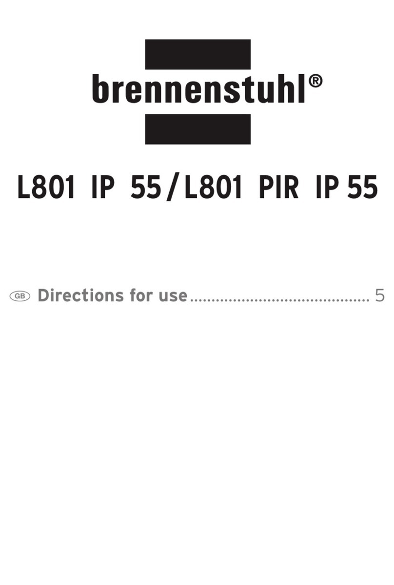 brennenstuhl L801 IP 55 Manual
