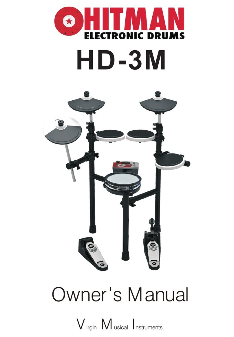 Virgin Musical Instruments HITMAN HD-3M User manual