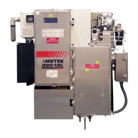 Ametek 880-NSL Installation manual