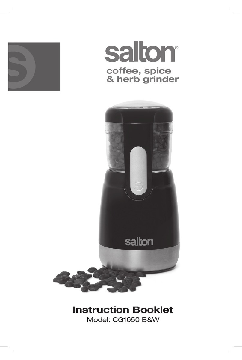 Salton CG1650 B Instruction booklet