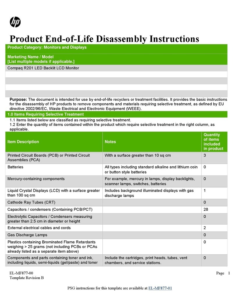 HP Compaq R201 Assembly instructions