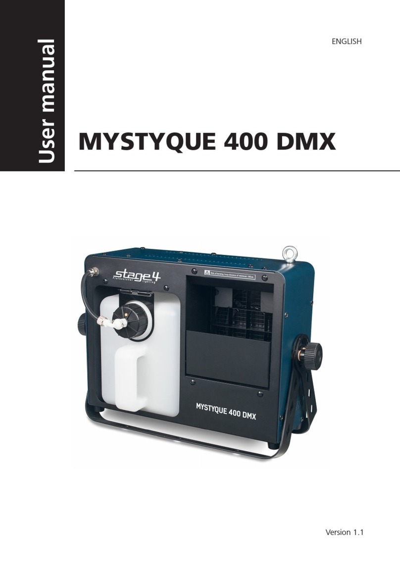 Stage4 MYSTYQUE 400 DMX user manual