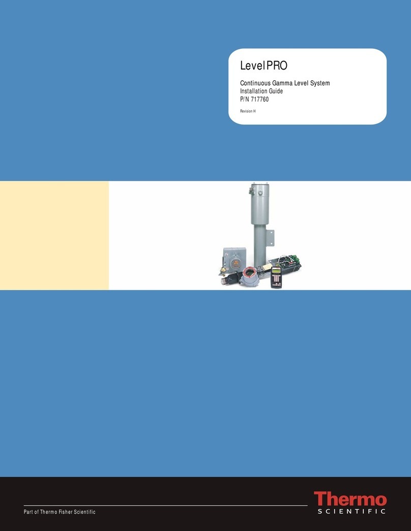 Thermo Scientific LevelPRO Series User manual Thermo Scientific LevelPRO Series User manual
