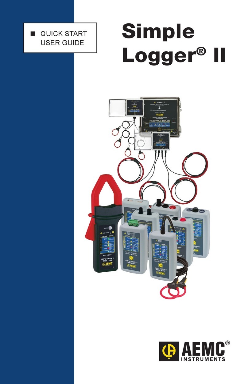 AEMC Simple Logger II Setup guide