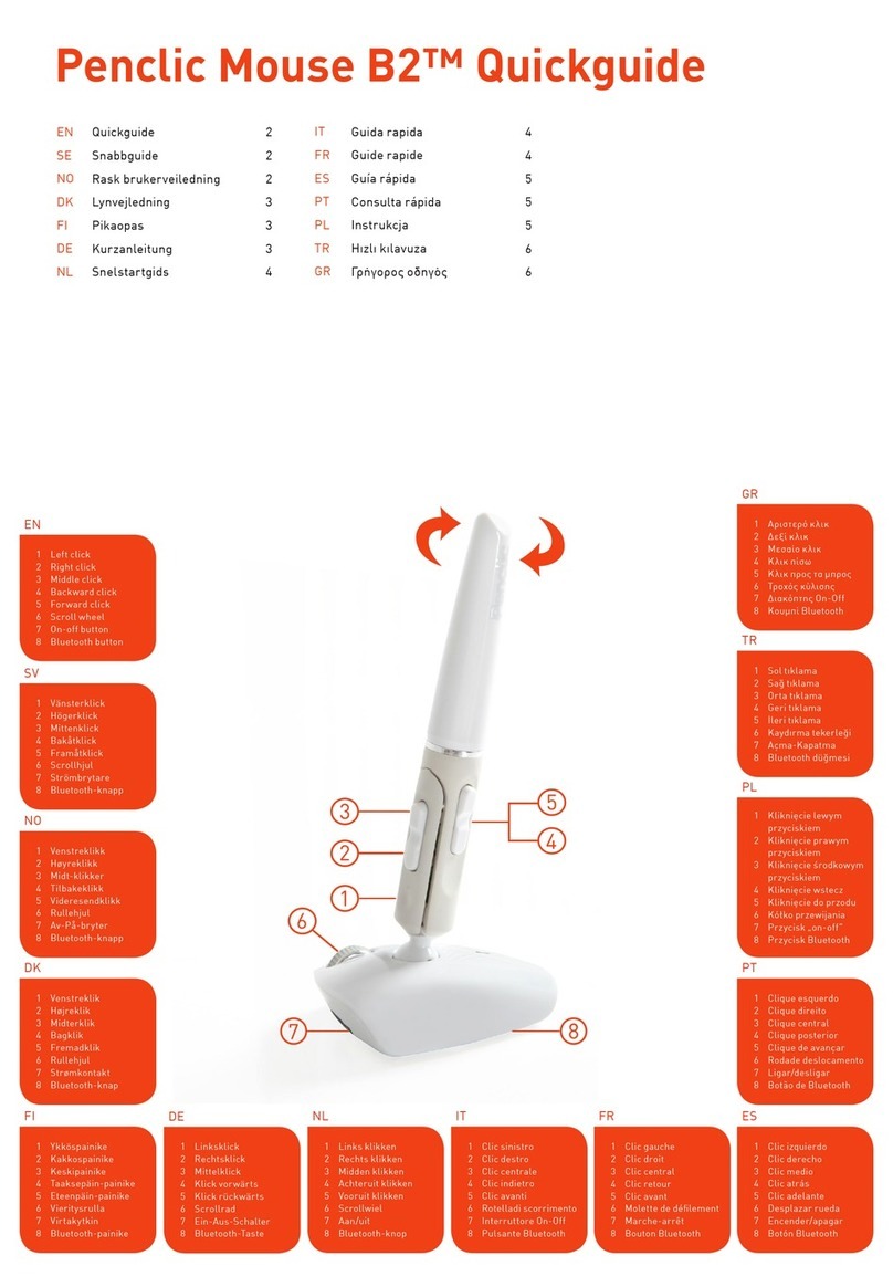 Penclic Mouse B2 User manual