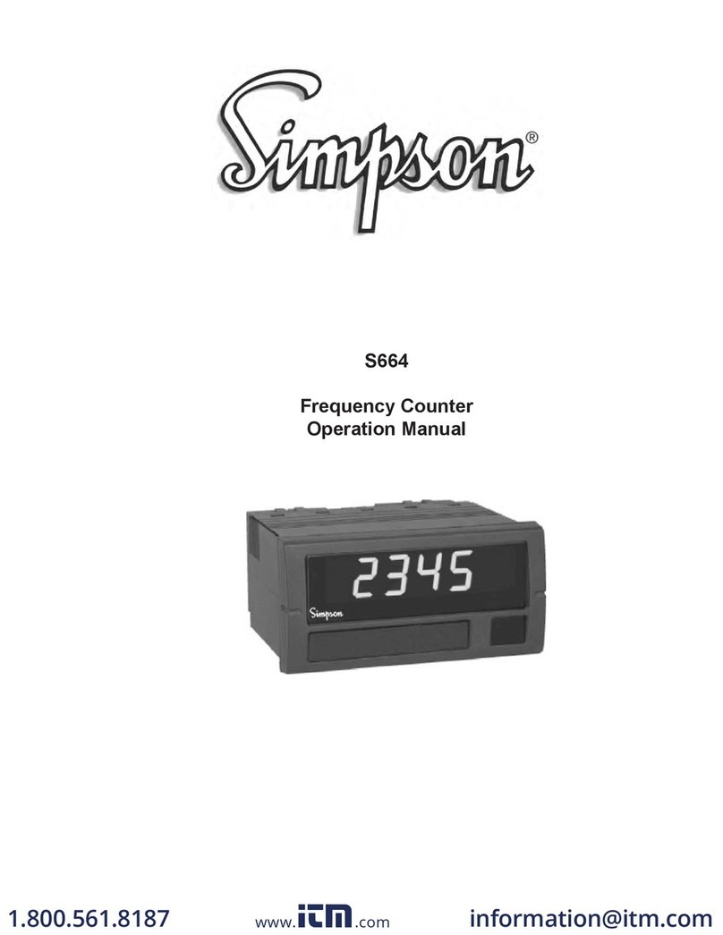 Simpson S664 User manual