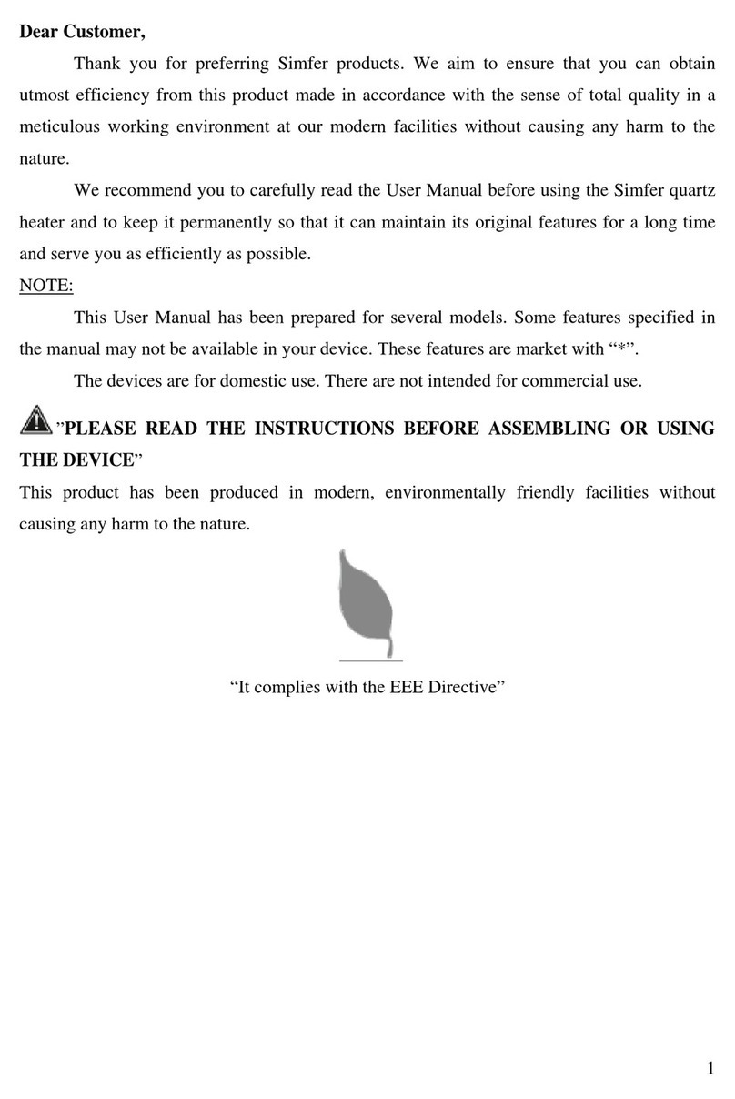 Simfer S 3100 WT user manual