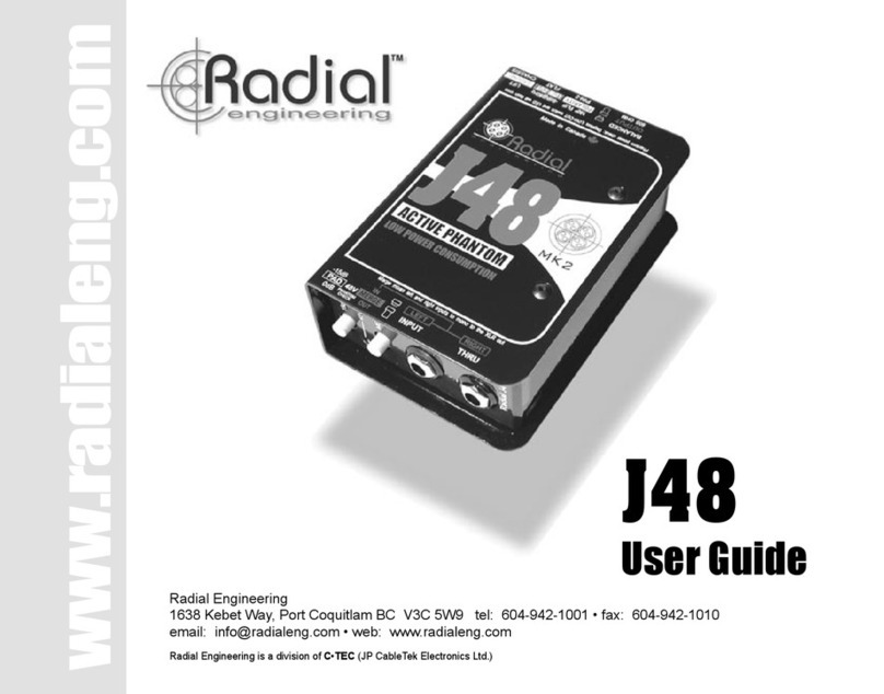 Radial Engineering J48 MK2 User manual