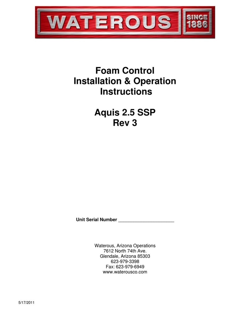 Waterous Aquis 2.5 SSP Installation instructions