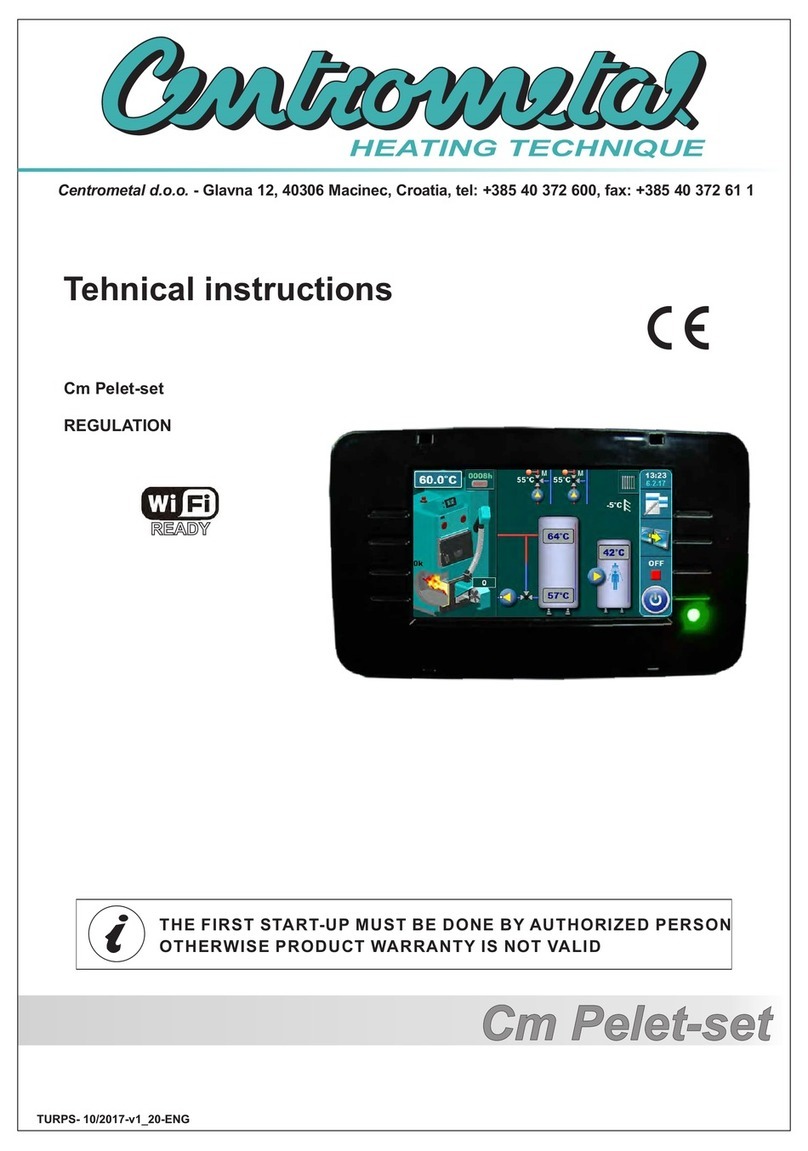 Centrometal Cm Pelet-set Tehnical manual