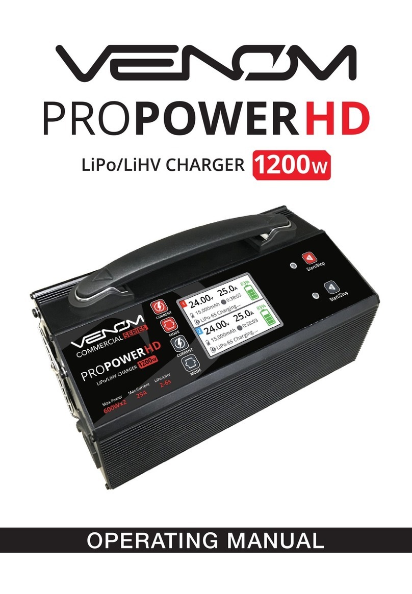 VENOM ProPowerHD Commercial Series operating manual