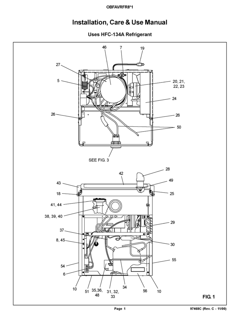 Elkay OBFAVRFR8 1 Series Installation, care & use manual Elkay OBFAVRFR8 1 Series Installation, care & use manual