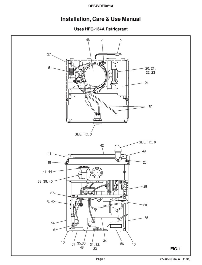 Elkay OBFAVRFR8 1A Series Installation, care & use manual