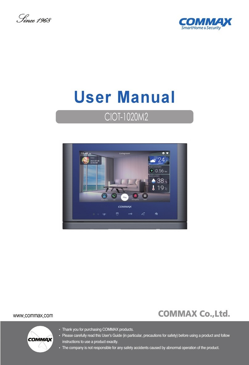 Commax CIOT-1020M2 User manual Commax CIOT-1020M2 User manual