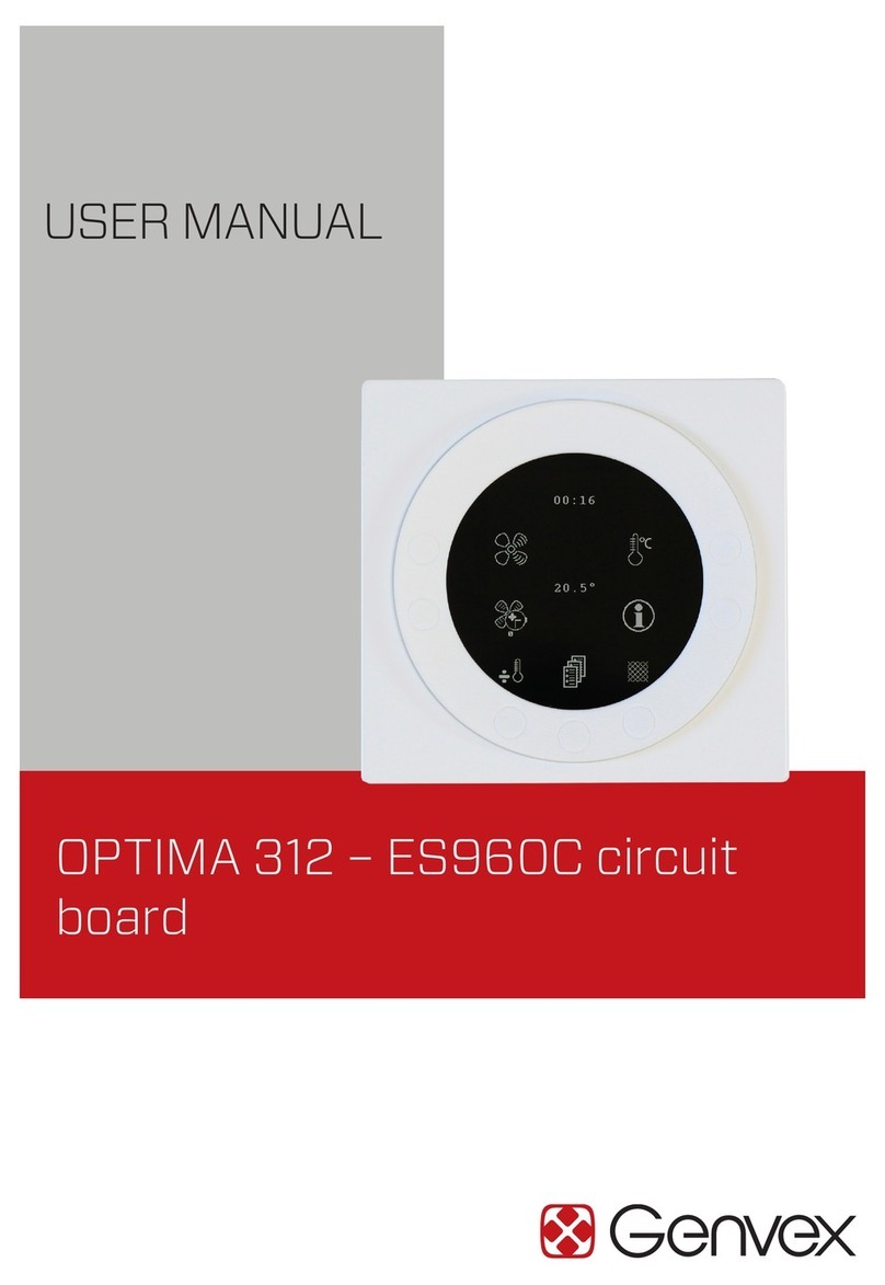 Genvex OPTIMA 312 user manual