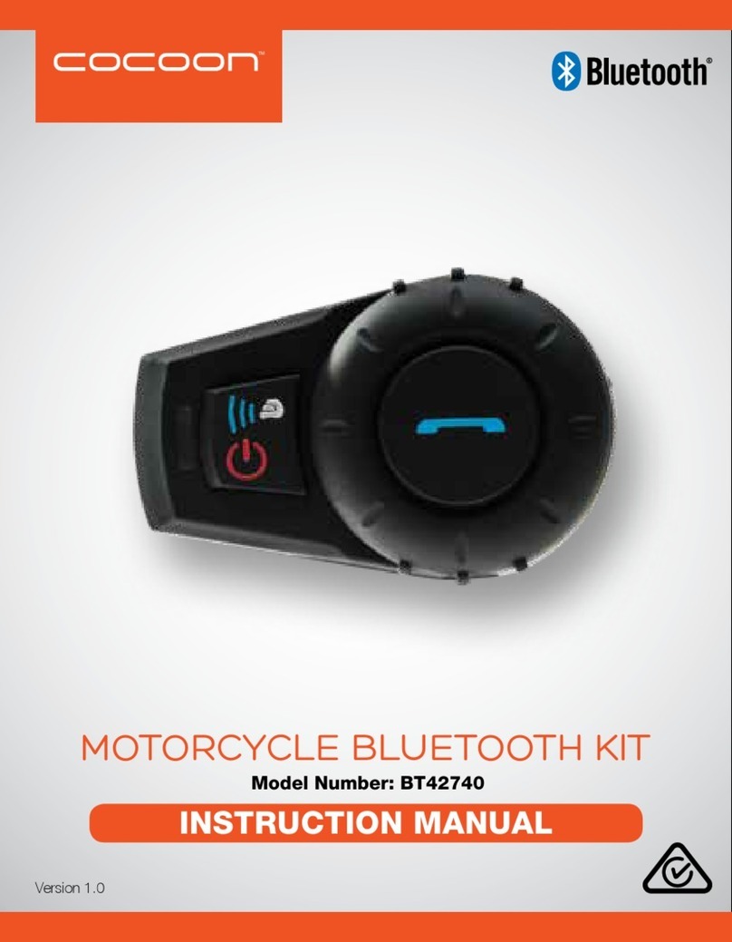 Cocoon BT42740 instruction manual