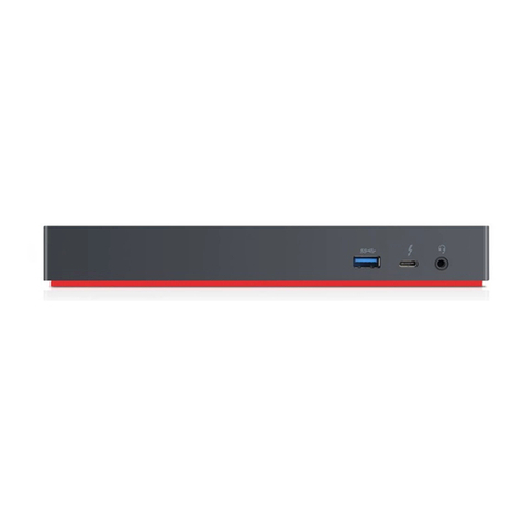 Lenovo ThinkPad Thunderbolt 3 User manual