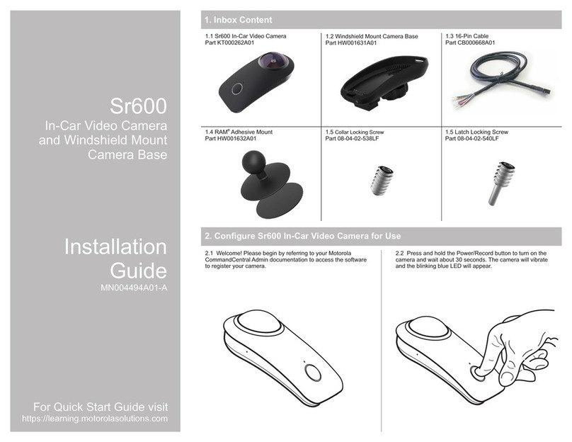 Motorola Sr600 User manual