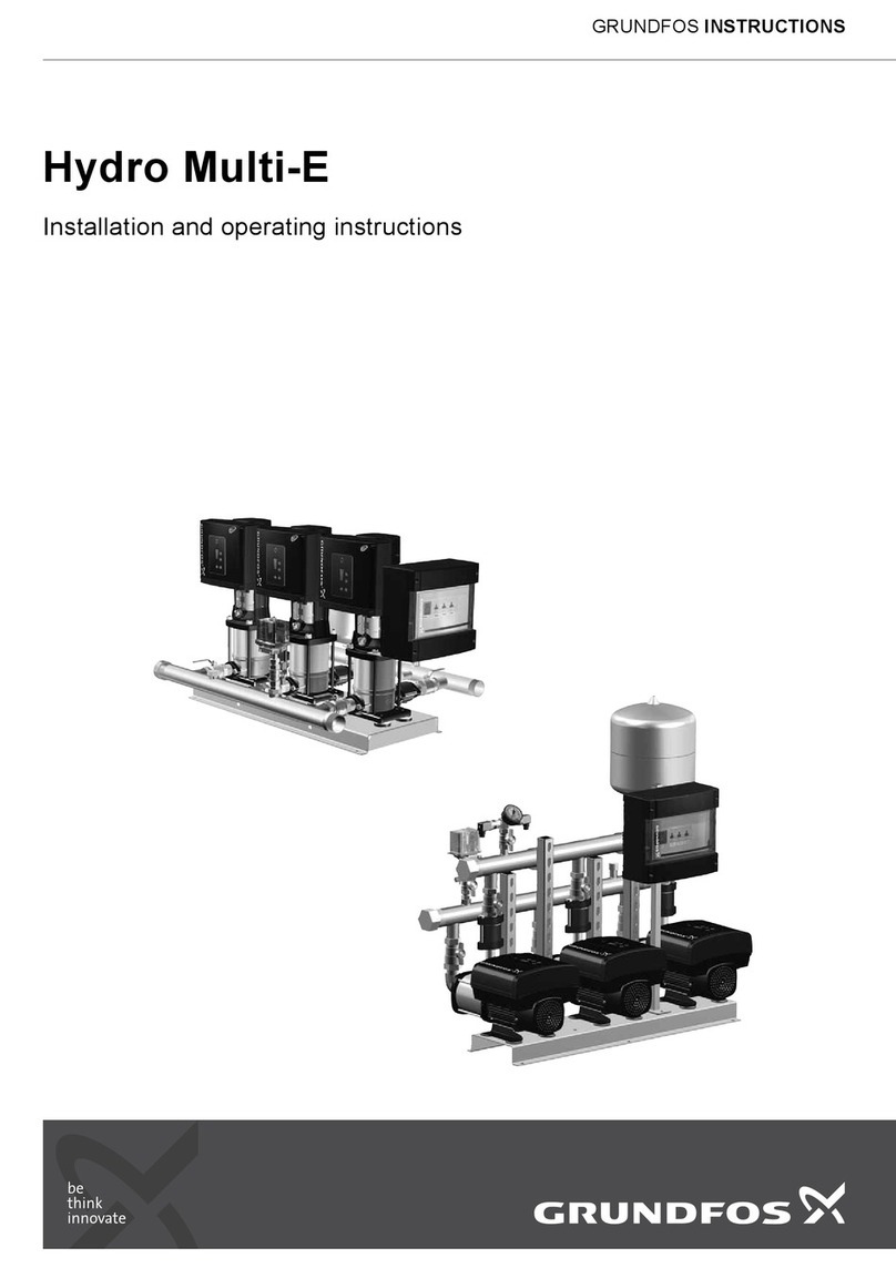 Grundfos Hydro Multi-E User manual