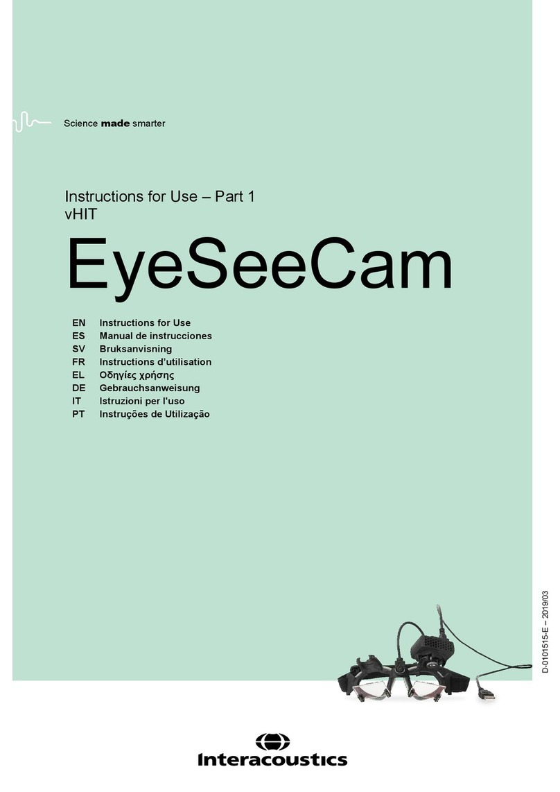 Interacoustics EyeSeeCam Instructions for use