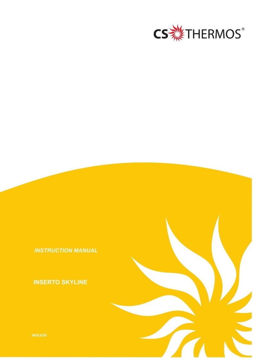 CS THERMOS INSERTO SKYLINE instruction manual CS THERMOS INSERTO SKYLINE instruction manual