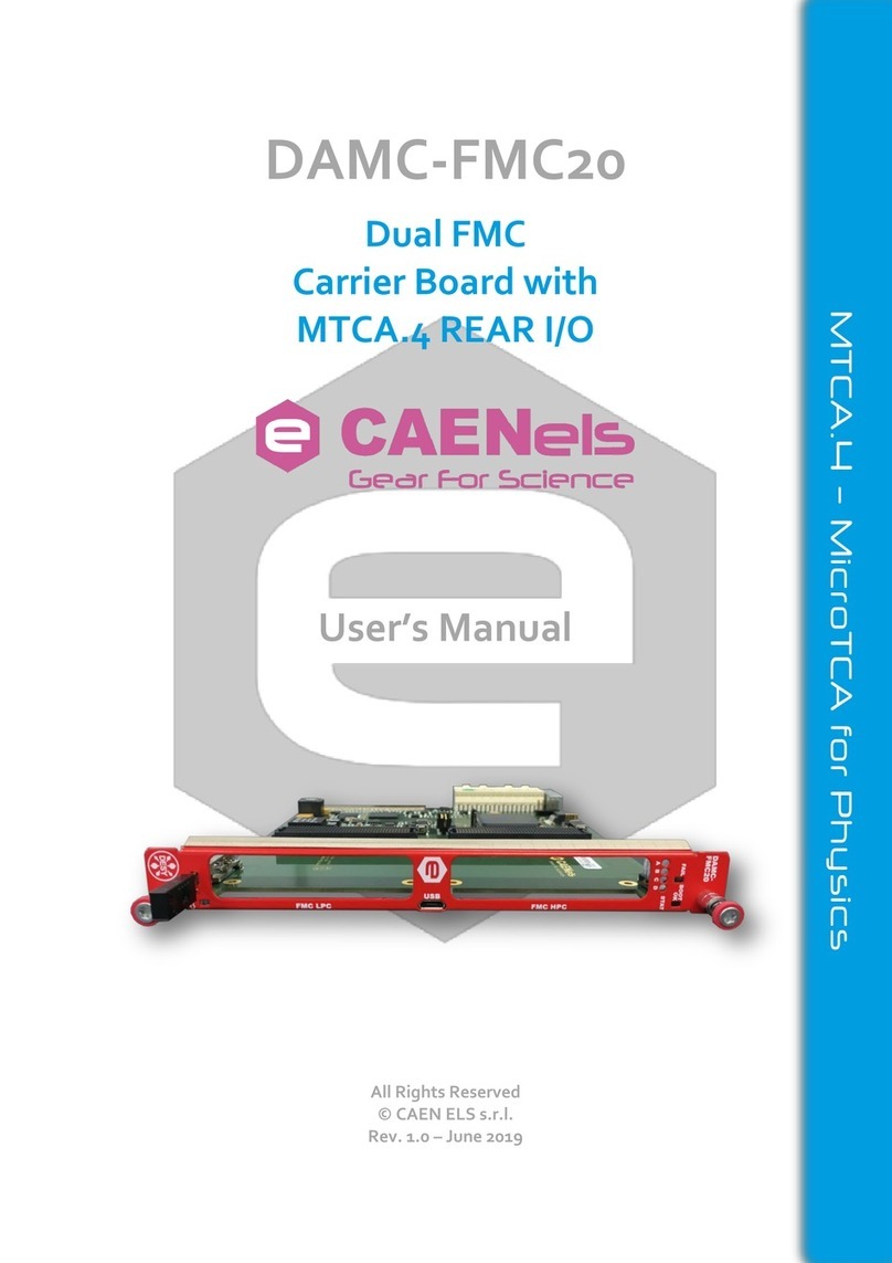 Caen ELS DAMC-FMC20 user manual