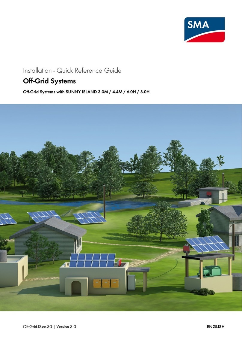 SMA SUNNY ISLAND 3.0M User manual