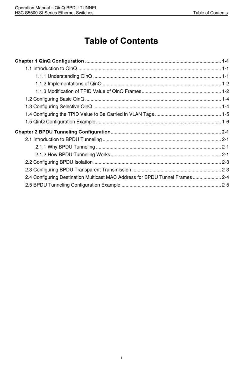 H3C S5500-SI Series User manual