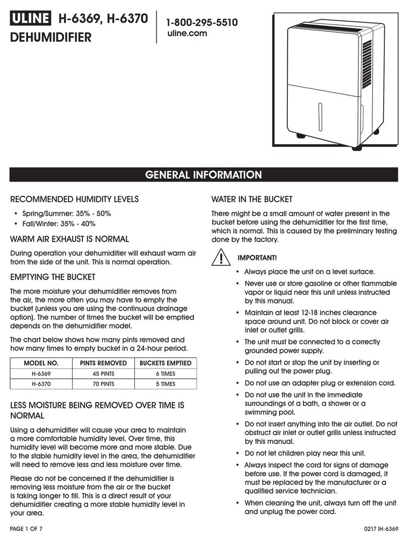 U-Line H-6369 manual