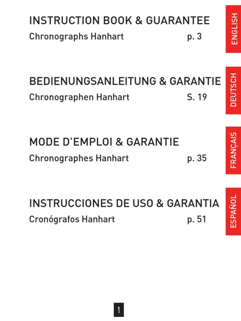 Hanhart Pioneer Series User manual Hanhart Pioneer Series User manual